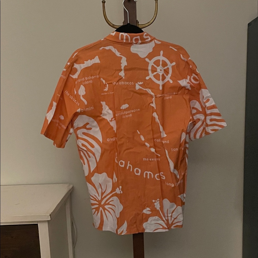 Bahamas Tropical Map Shirt in 100% Cotton - Picture 3 of 6